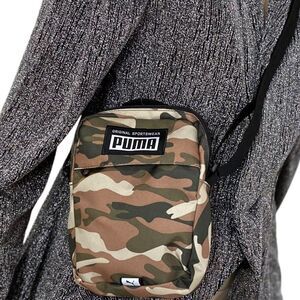 Puma Camo Mini Bag Multi Compartments Shoulder Crossbody Bags NEW